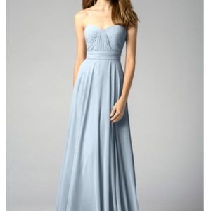 Watters Blue Bridesmaid Dress